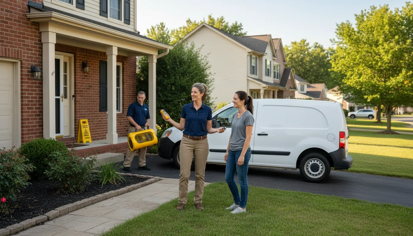 Water restoration image for Flood Water Cleanup, Removal And Restoration Services in Henrietta, MO
